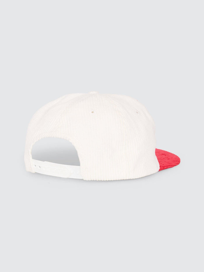 Thrills Workwear 5 Panel Cap - Racing Red - Tofu