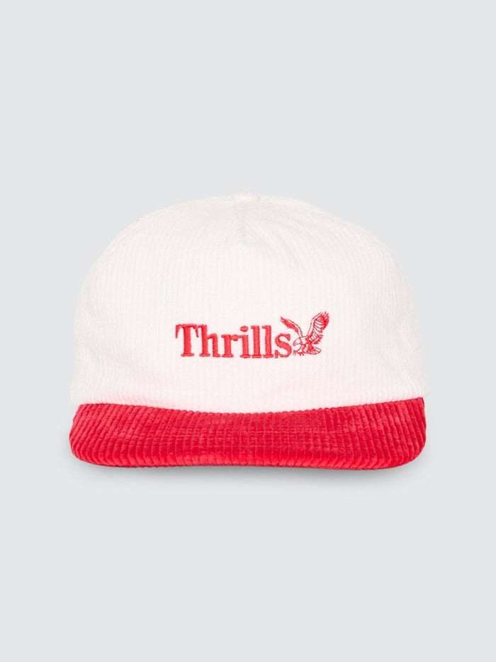 Thrills Workwear 5 Panel Cap - Racing Red - Tofu