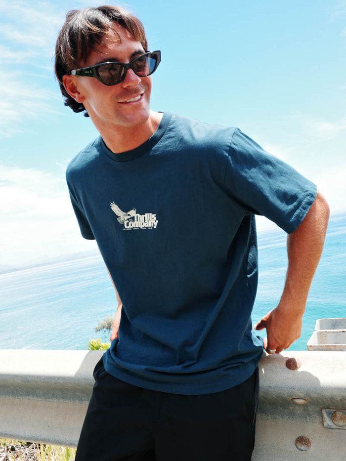 Between Chaos & Calm Merch Fit Tee - Federal Blue