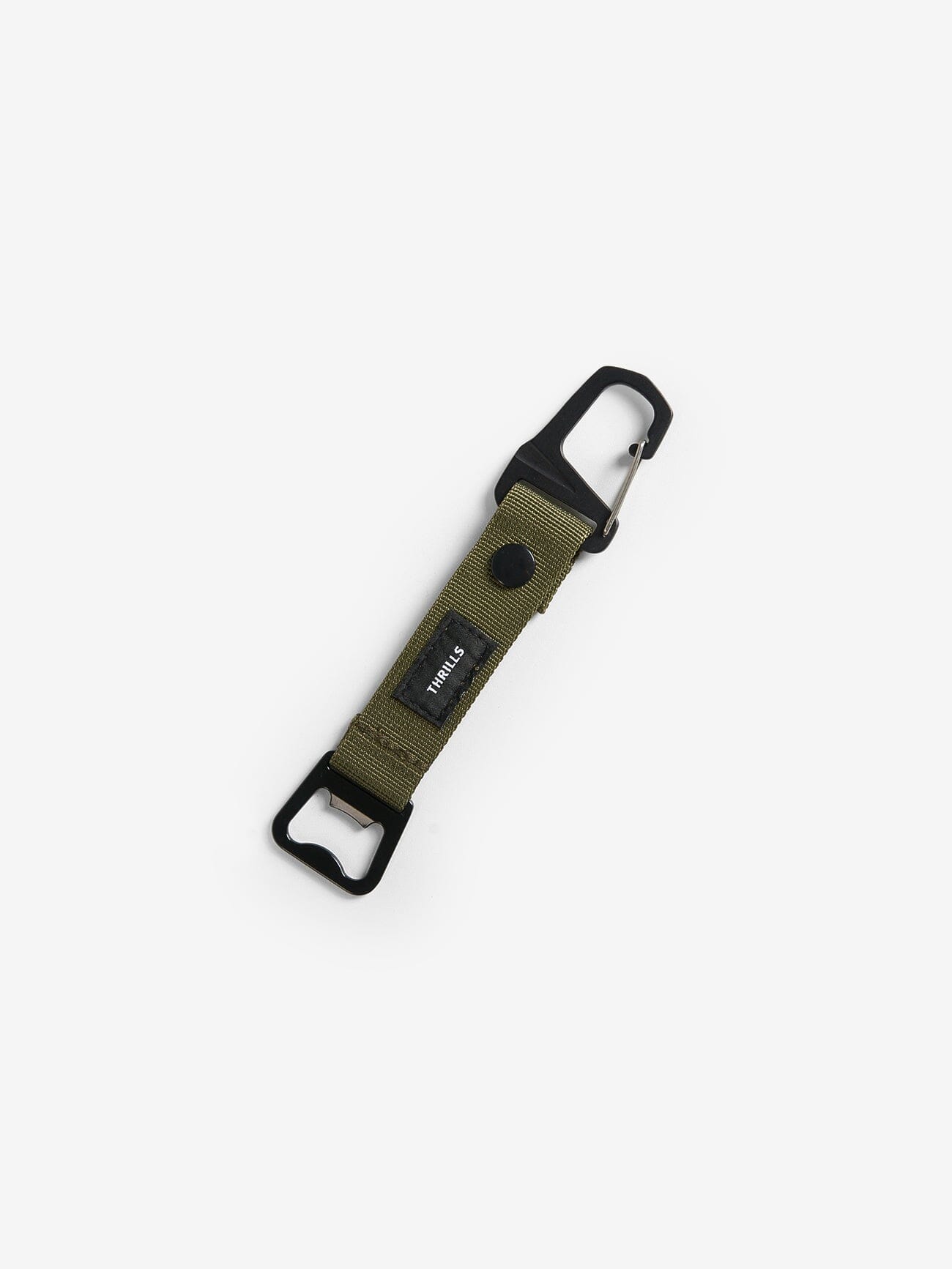 Thrills Keyring Bottle Opener - Army Green