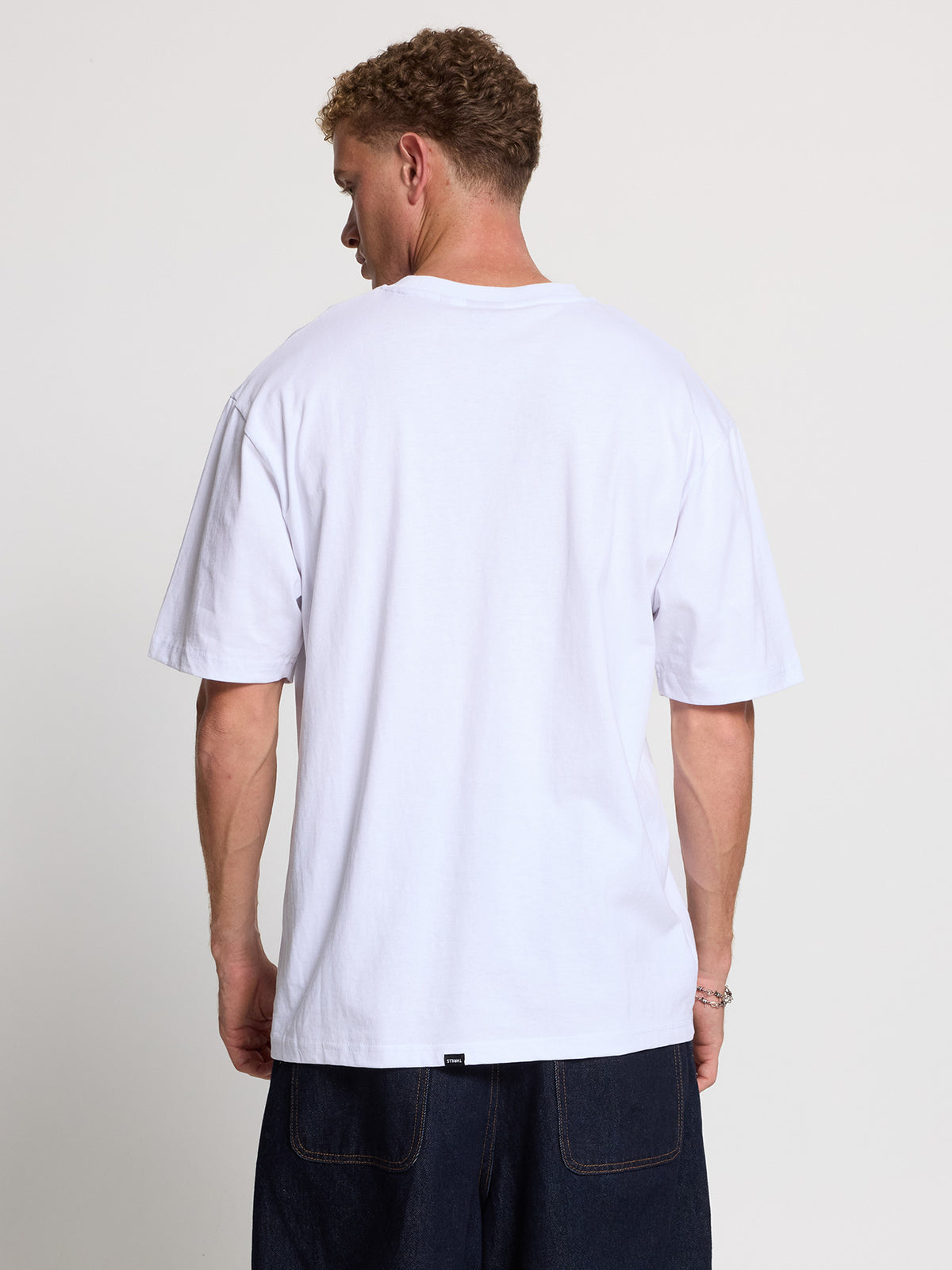 Thrills Military Oversize Fit Tee - White