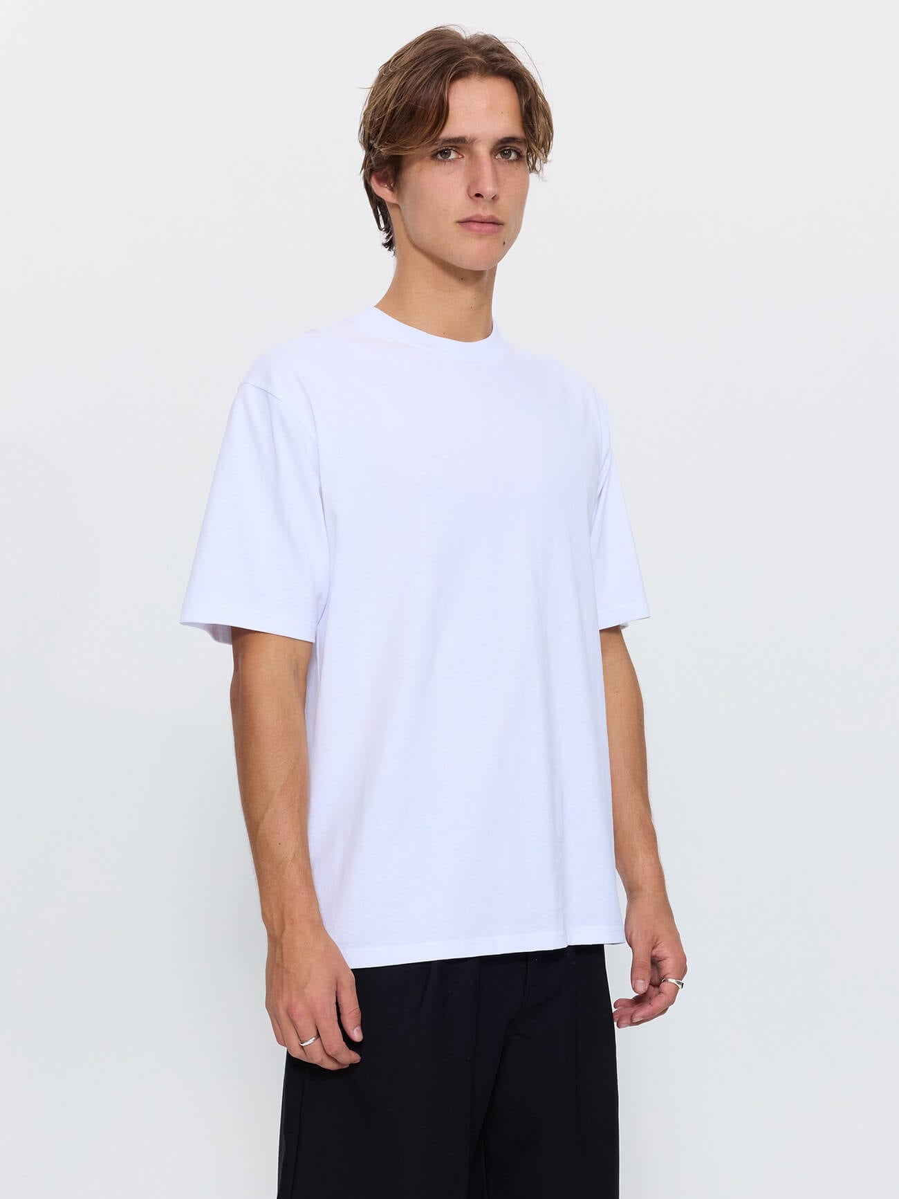 Thrills Military Oversize Fit Tee - White XS