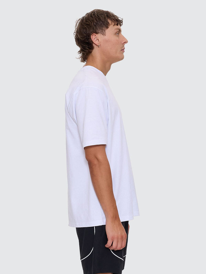 Thrills Military Oversize Fit Tee - White