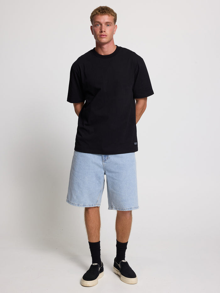 Thrills Military Oversize Fit Tee - Black