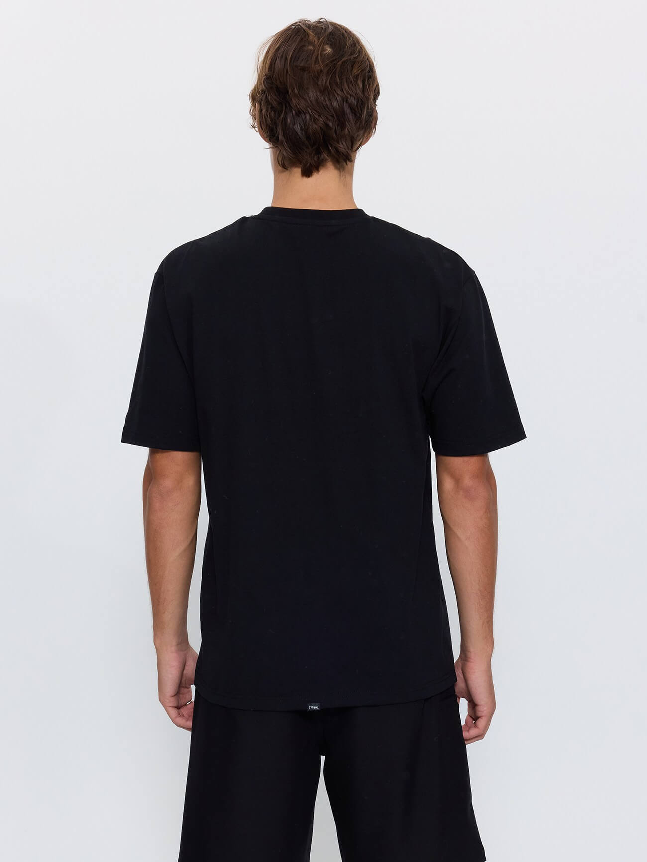 Thrills Military Oversize Fit Tee - Black XS