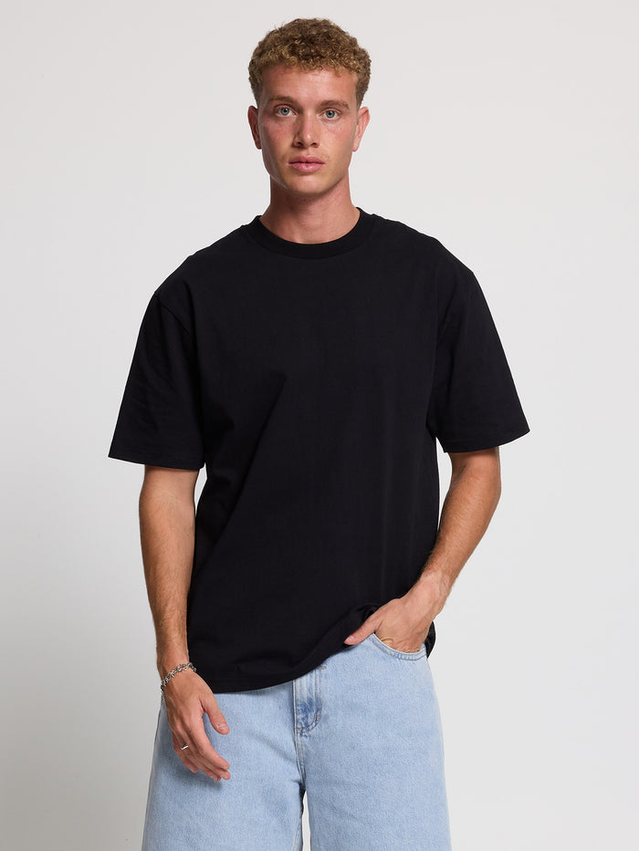Thrills Military Oversize Fit Tee - Black