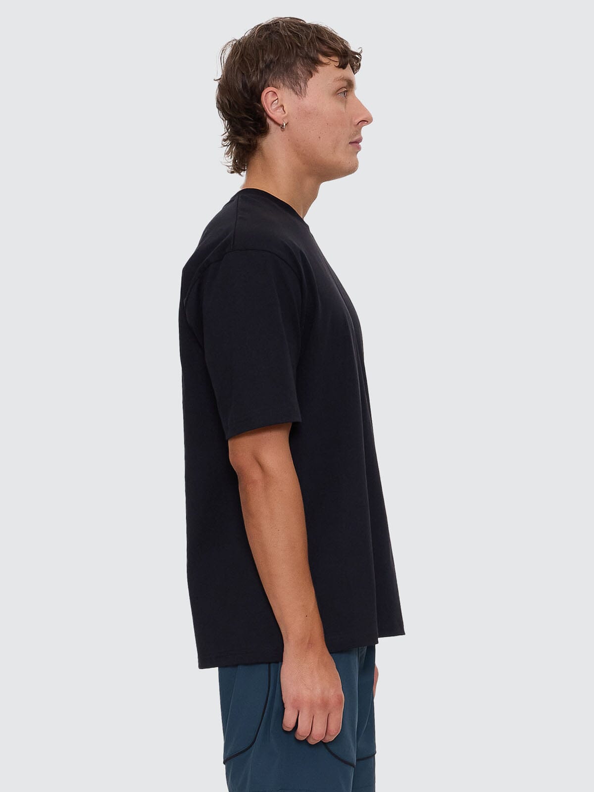 Thrills Military Oversize Fit Tee in Black | Thrills Co.
