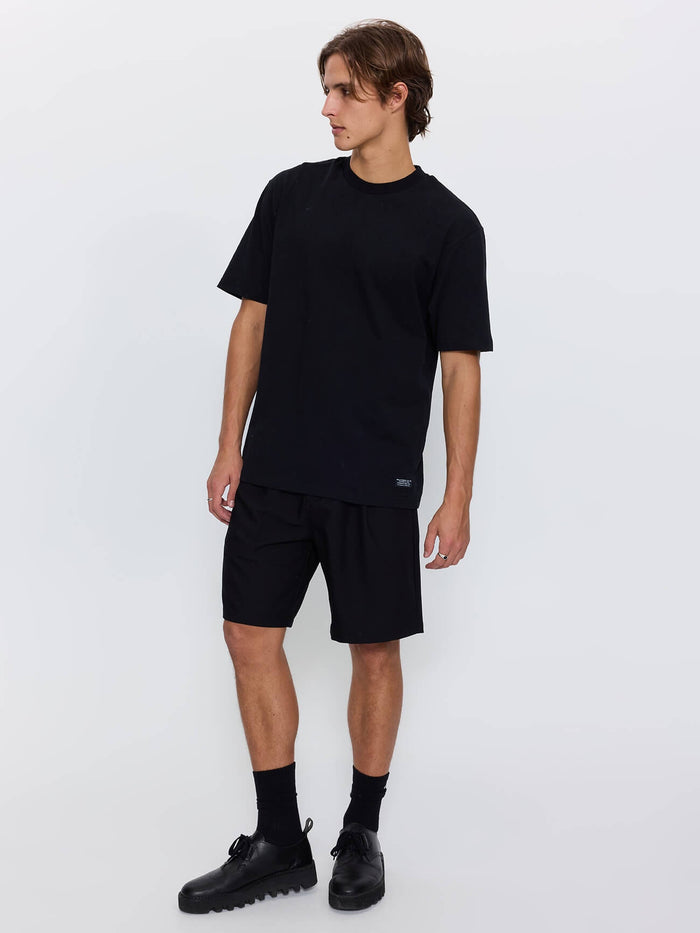 Thrills Military Oversize Fit Tee - Black XS