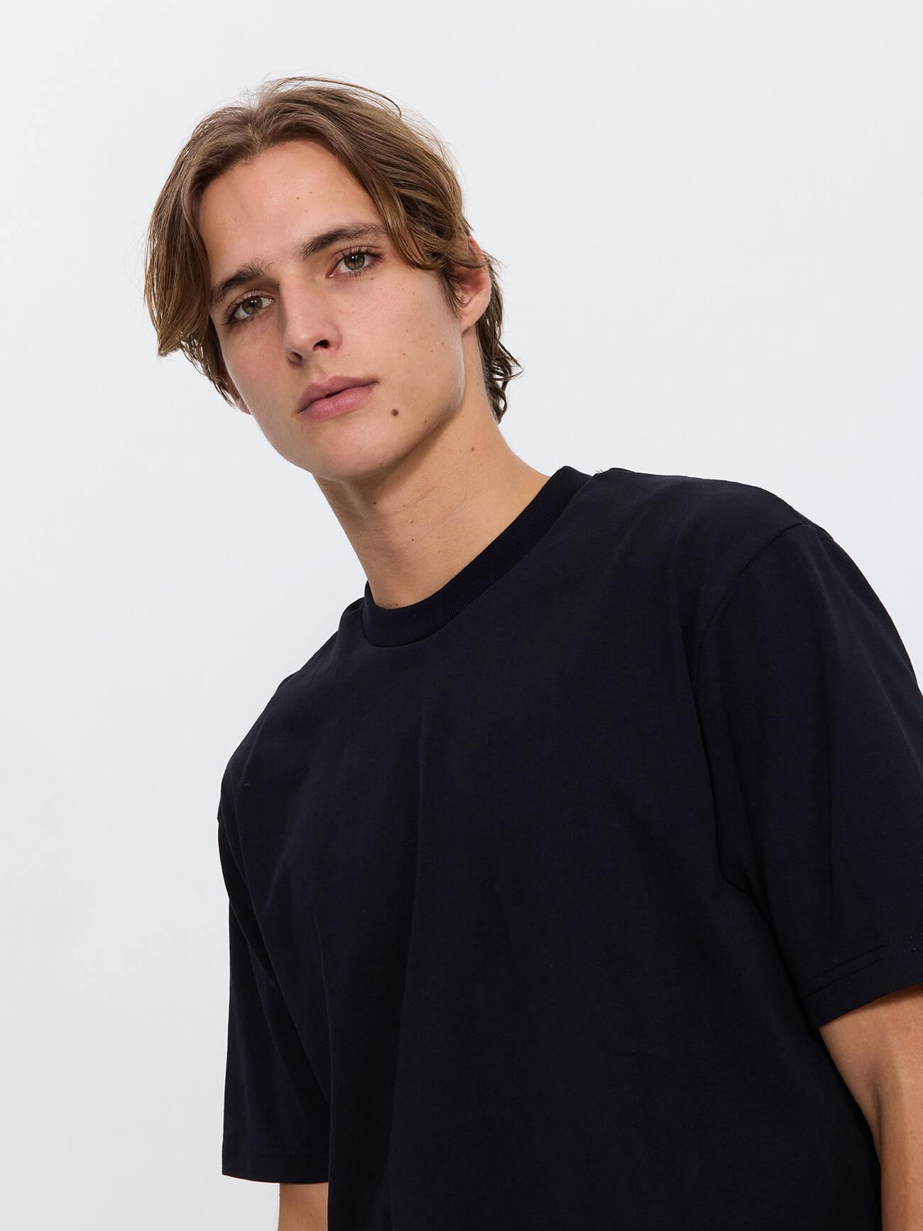 Thrills Military Oversize Fit Tee - Black XS