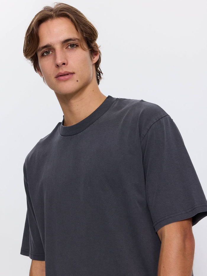 Thrills Military Oversize Fit Tee - Dark Charcoal XS