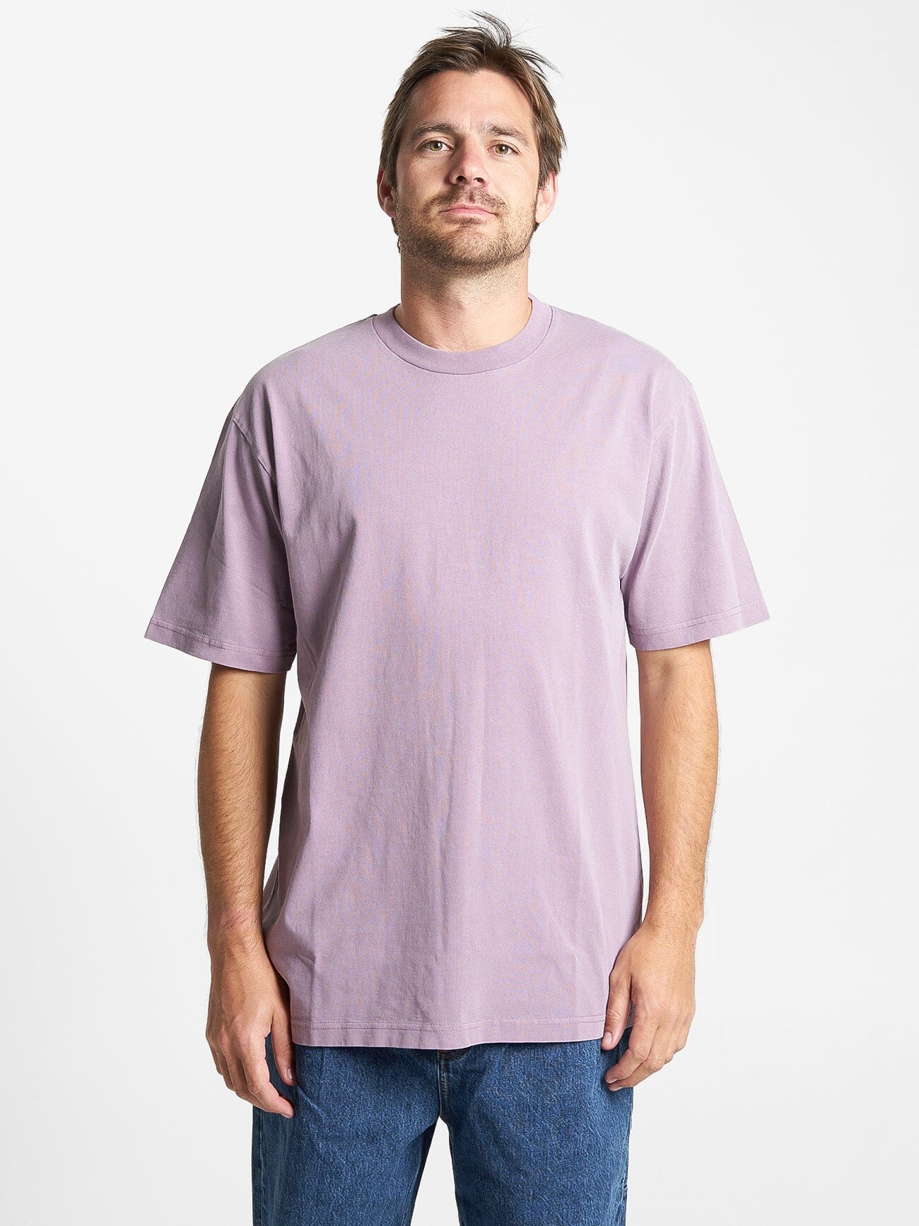Purple Brand P101 Relaxed Fit Tee - Graphic Tire White Tee