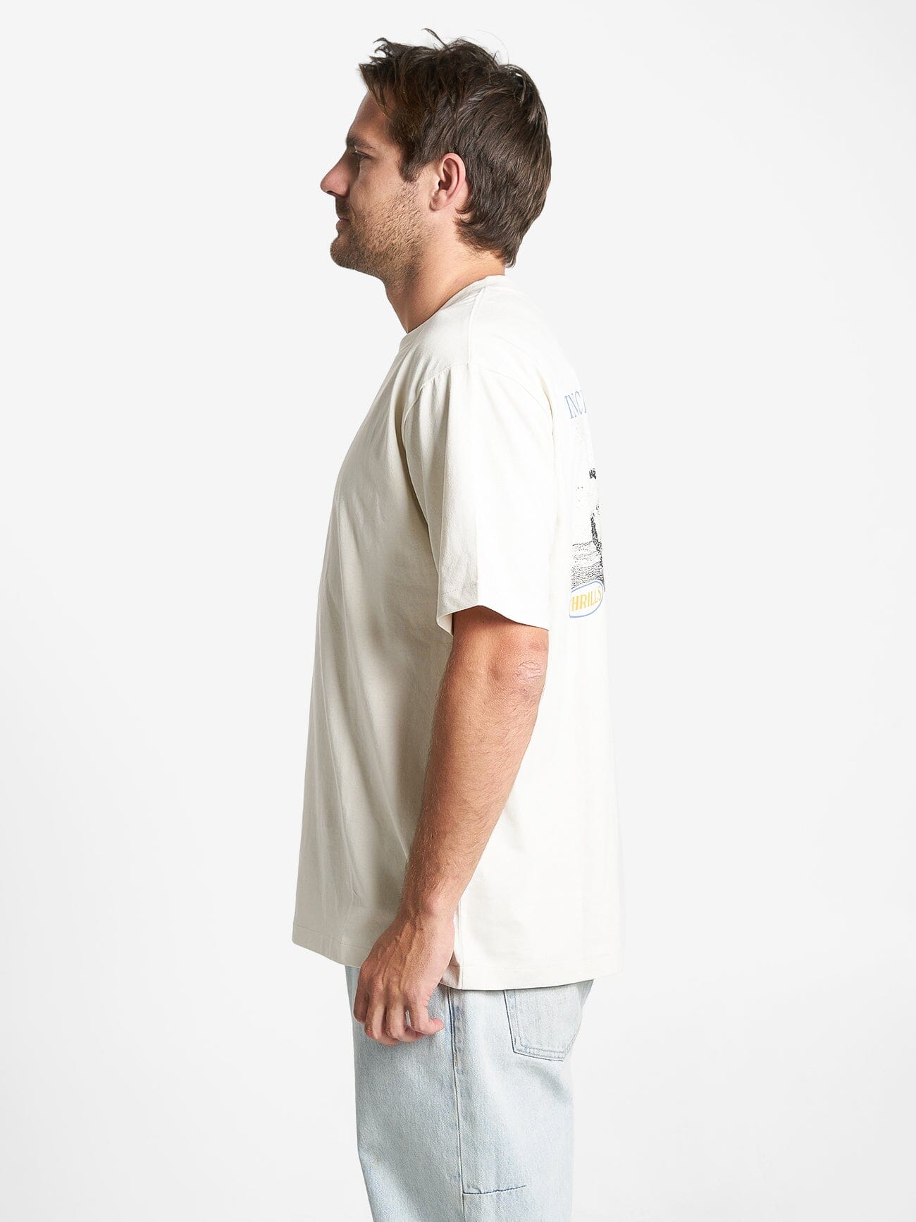 Increased Power Oversized Fit Tee - Heritage White