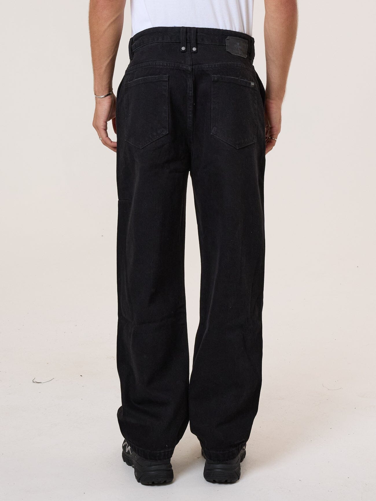 Big Slacker Pleated Jean - Black Rinse