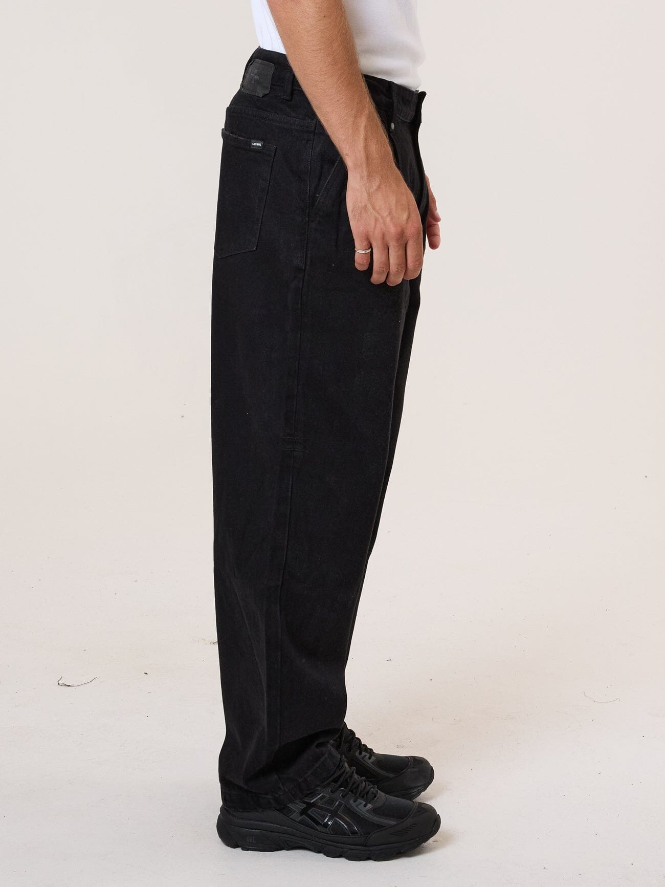 Big Slacker Pleated Jean - Black Rinse