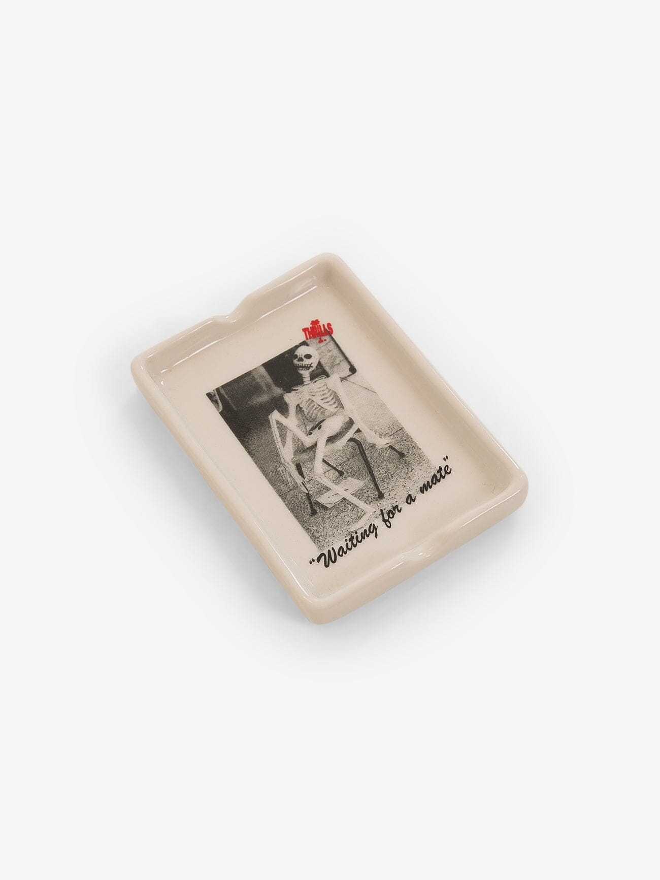 Left For Dead Ceramic Ash Tray - White One Size