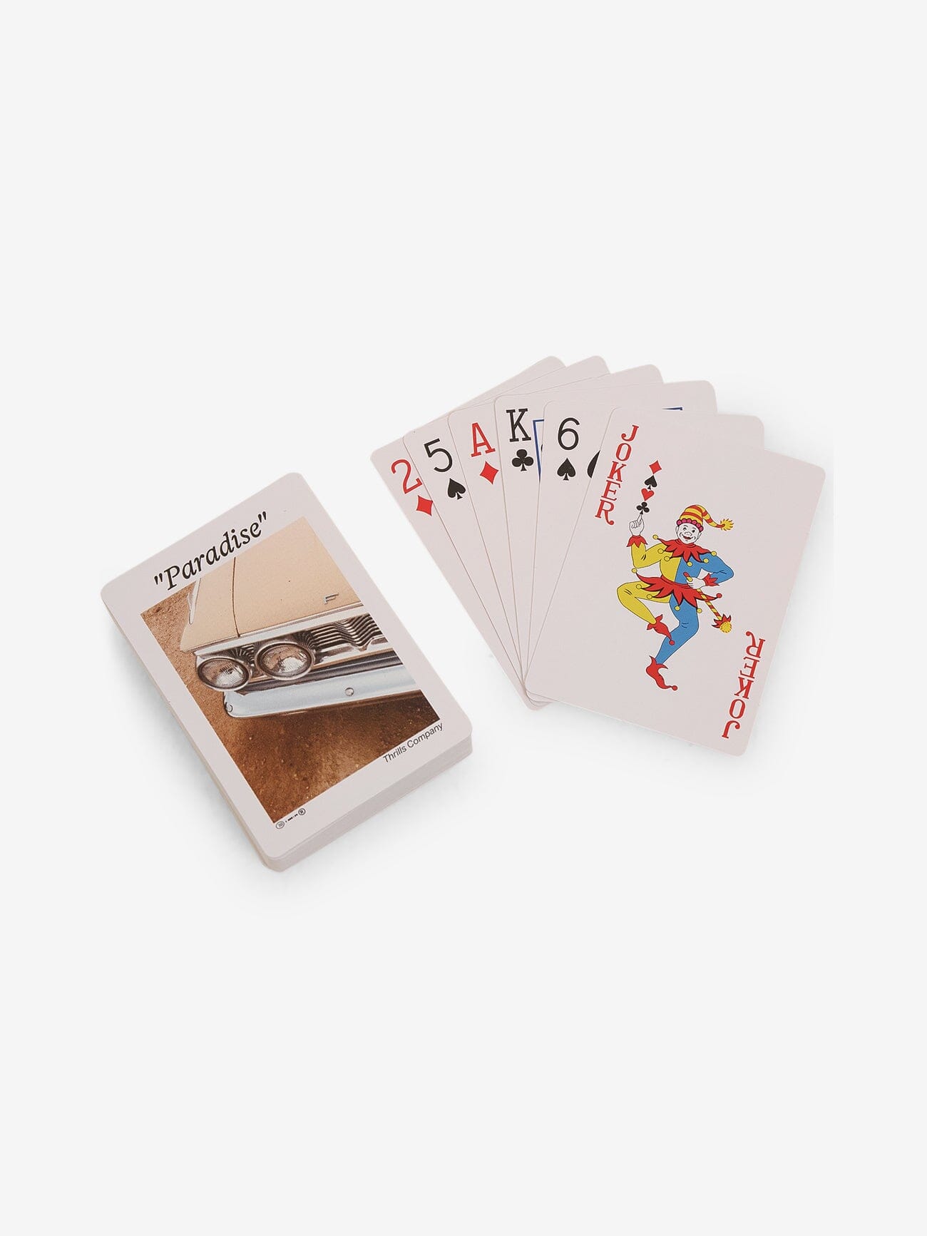 Paradise Waiting Deck Of Cards - White One Size