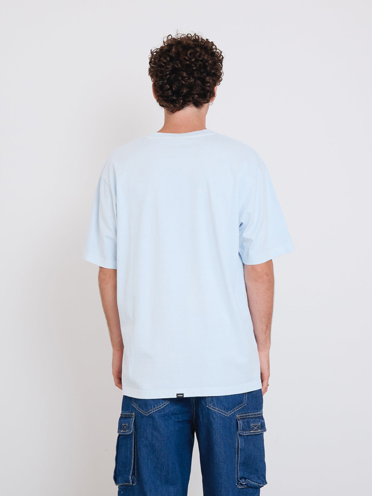 Thrills Military Oversize Fit Tee - Baby Blue