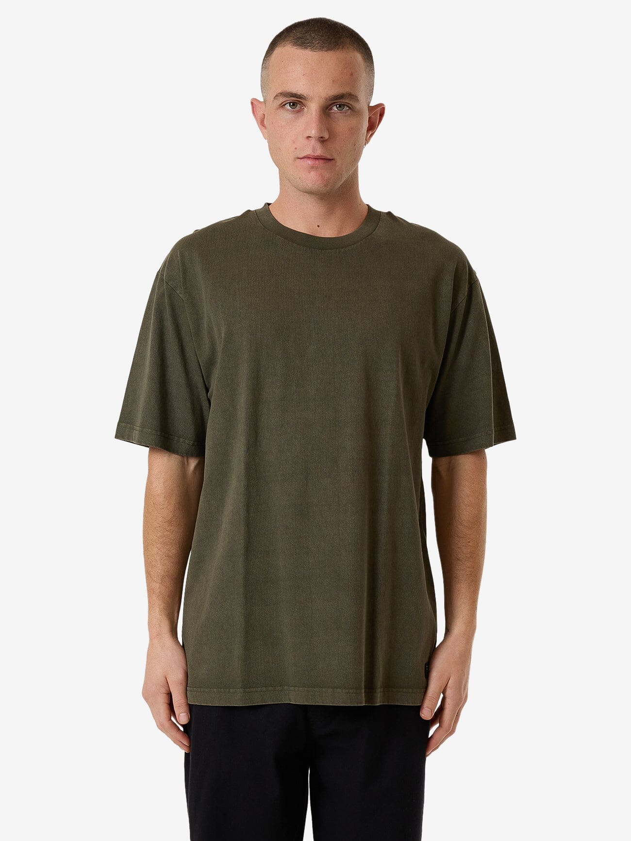 Thrills Military Oversize Fit Tee - Grape Leaf