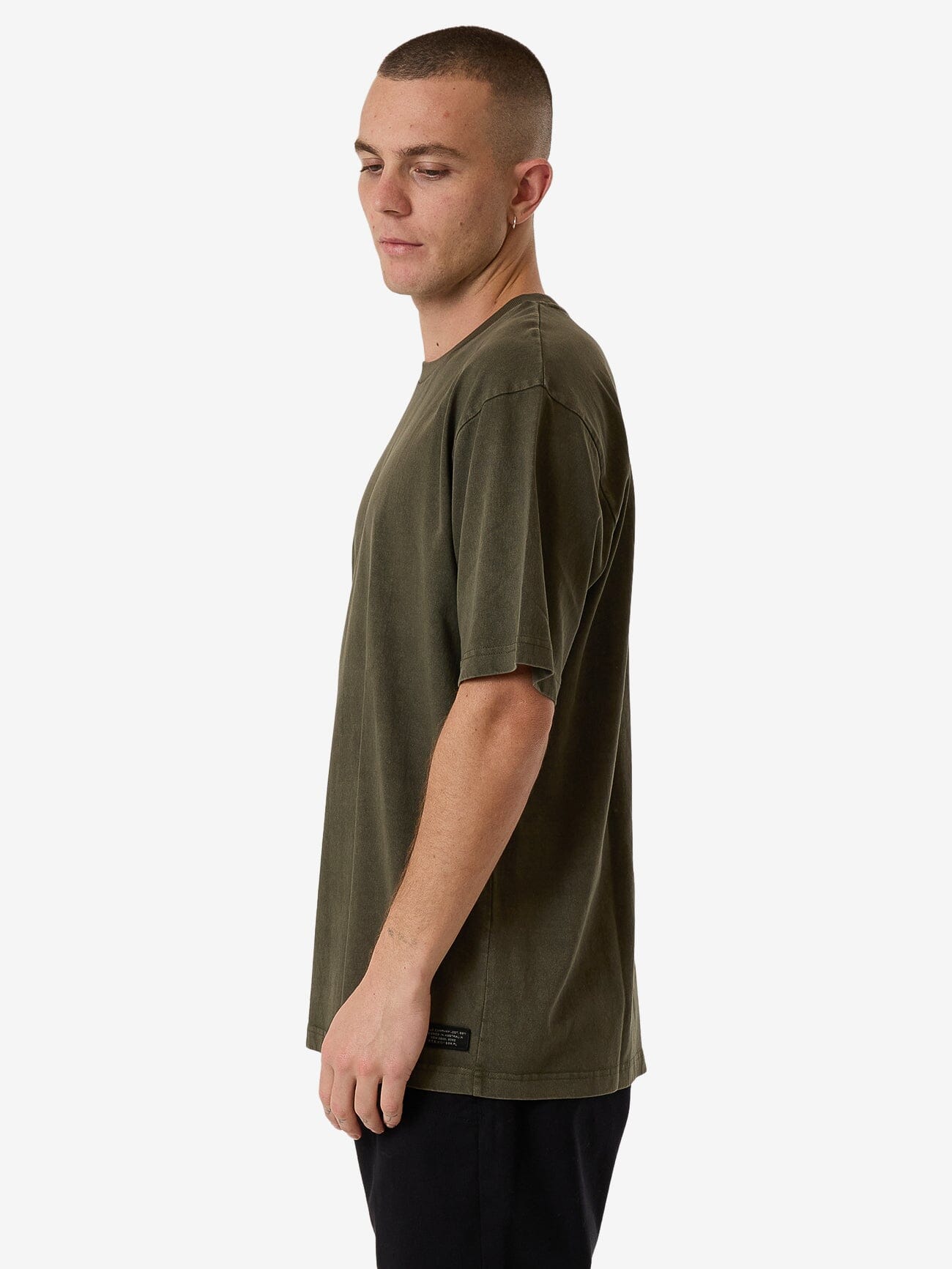 Thrills Military Oversize Fit Tee - Grape Leaf