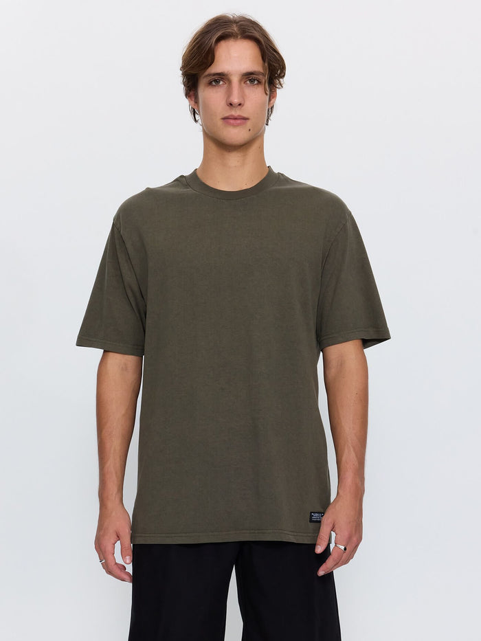 Thrills Military Oversize Fit Tee - Grape Leaf XS