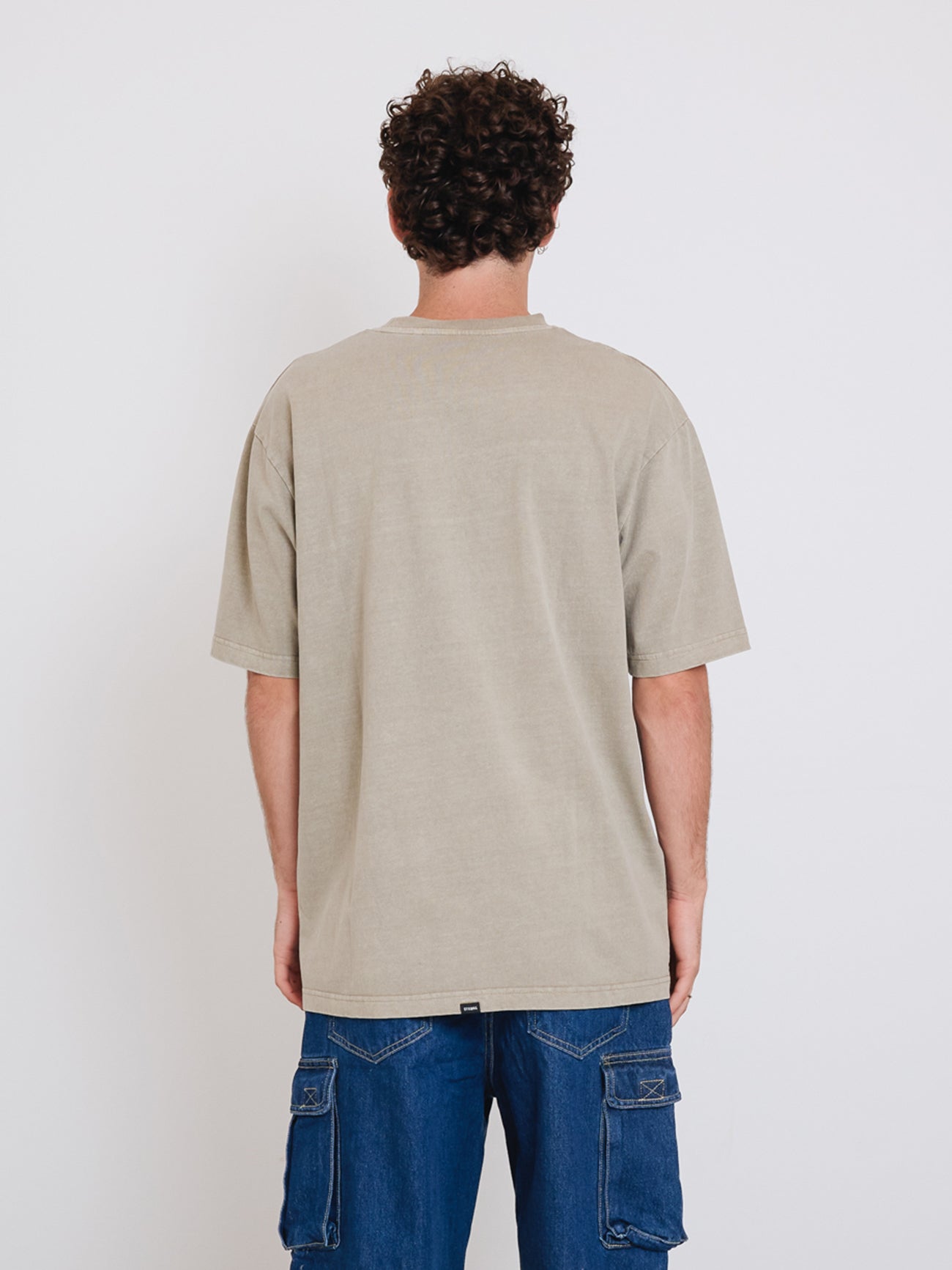 Thrills Military Oversize Fit Tee - Aluminium