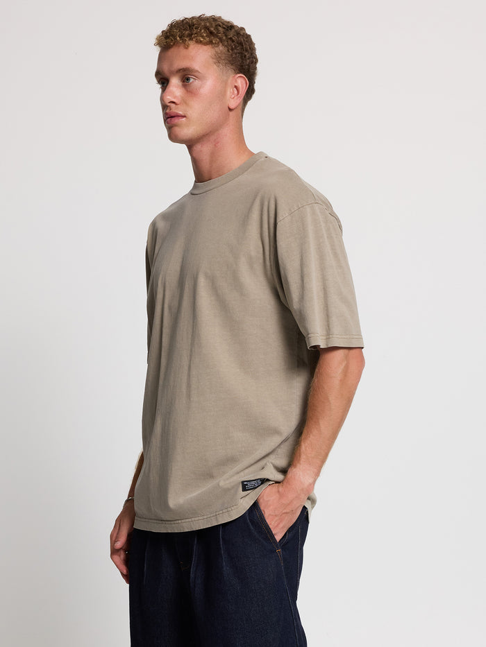 Thrills Military Oversize Fit Tee - Aluminium