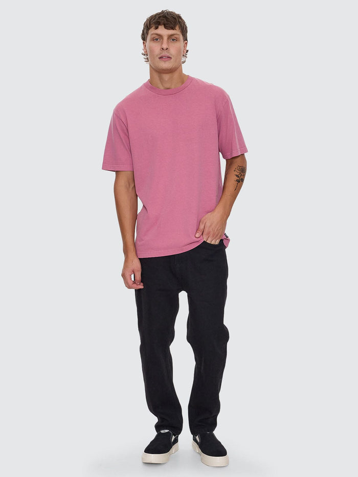 Thrills Military Oversize Fit Tee - Heather Rose