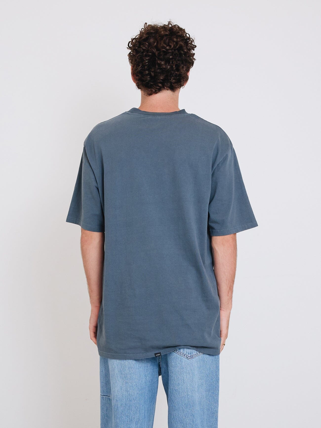 Thrills Military Oversize Fit Tee - Light Petrol