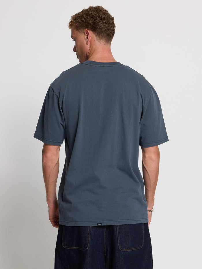 Thrills Military Oversize Fit Tee - Light Petrol