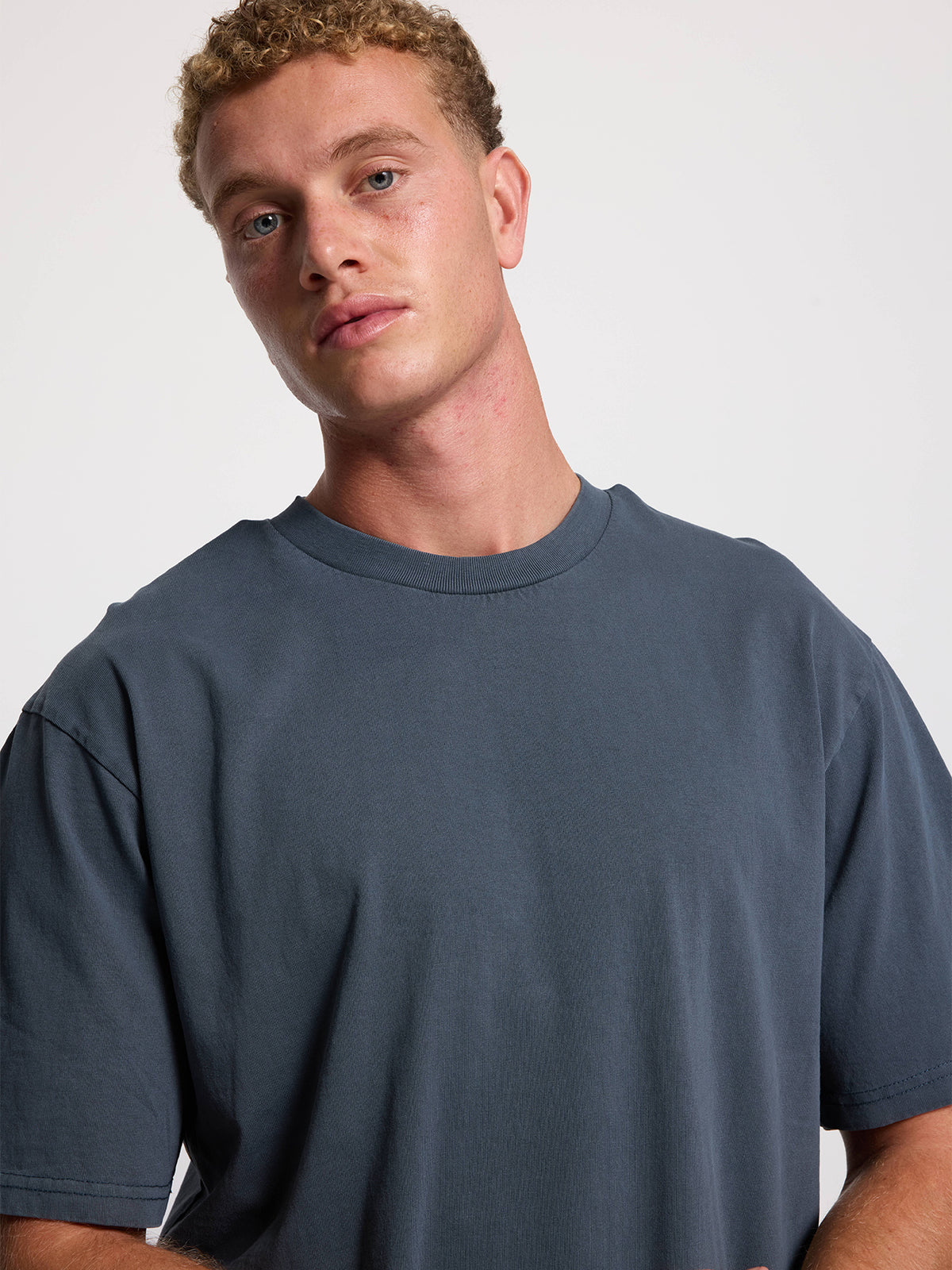 Thrills Military Oversize Fit Tee - Light Petrol