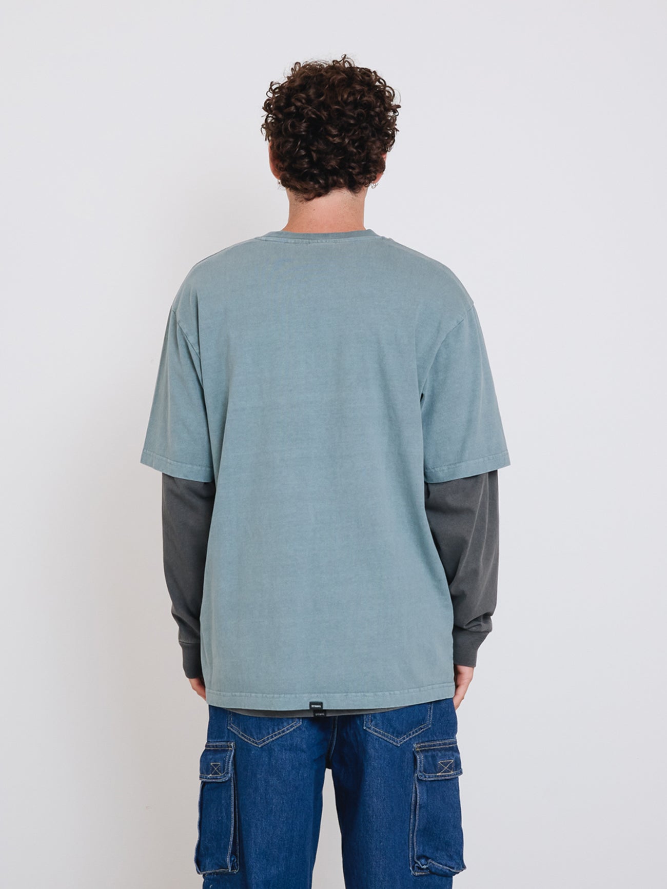 Thrills Military Oversize Fit Tee - Stormy Sea