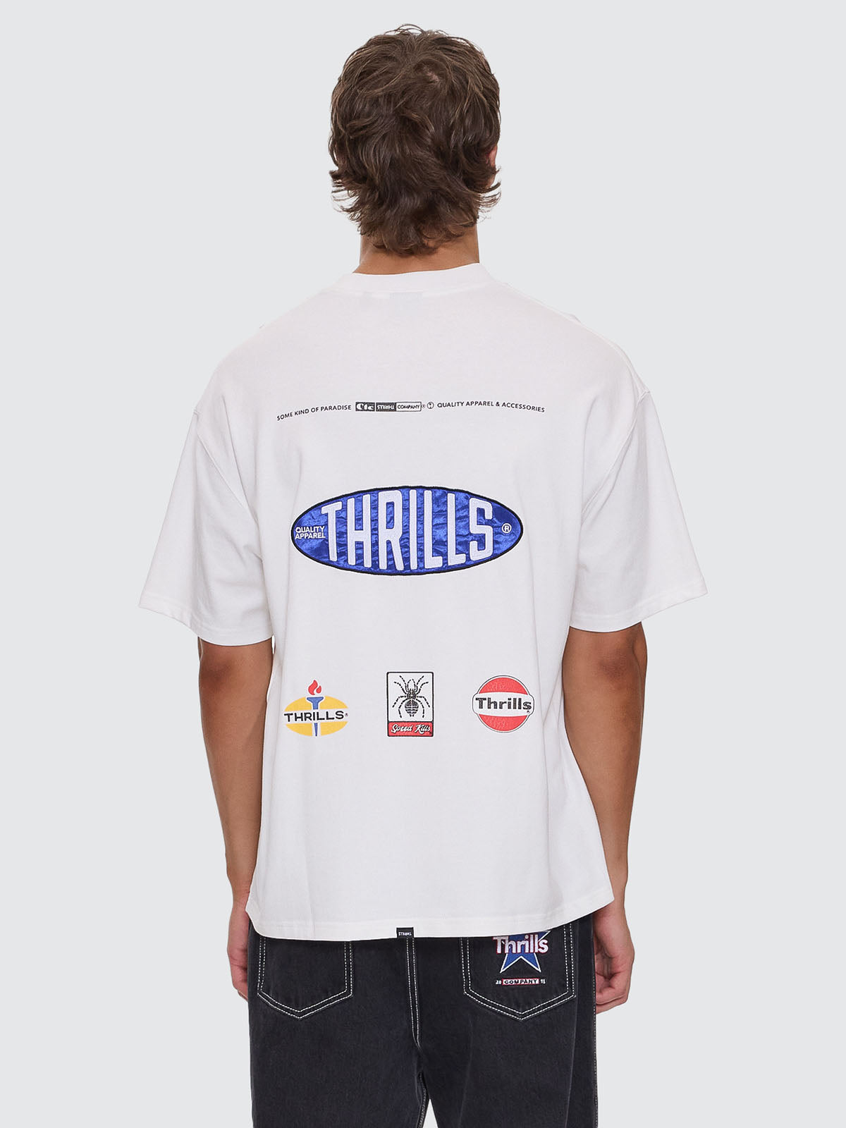 Rapid Response Box Fit Oversize Tee - Dirty White