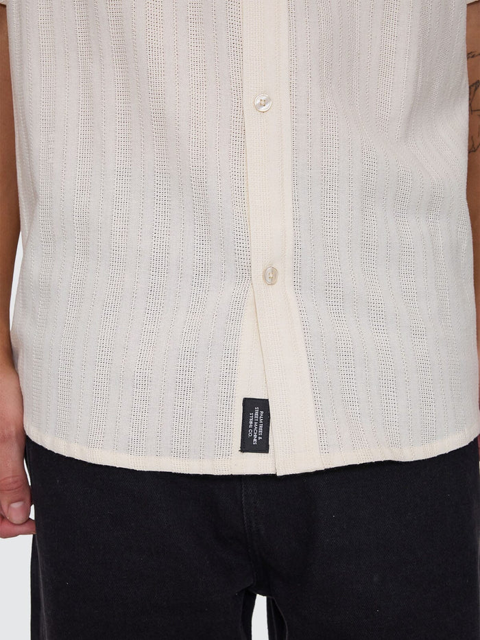 Unhinged Short Sleeve Shirt - Dirty White