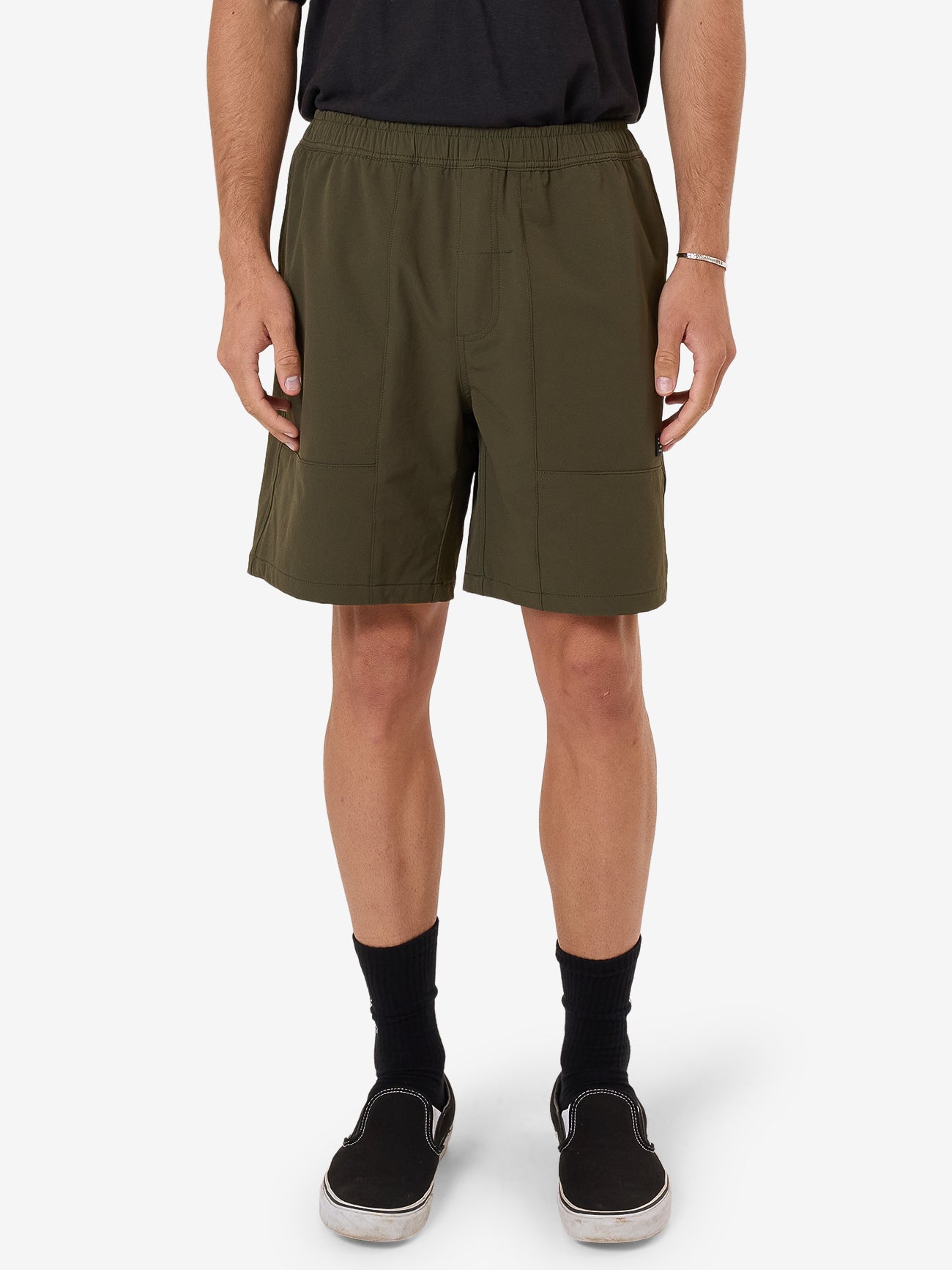 Hidden Short - Army Green