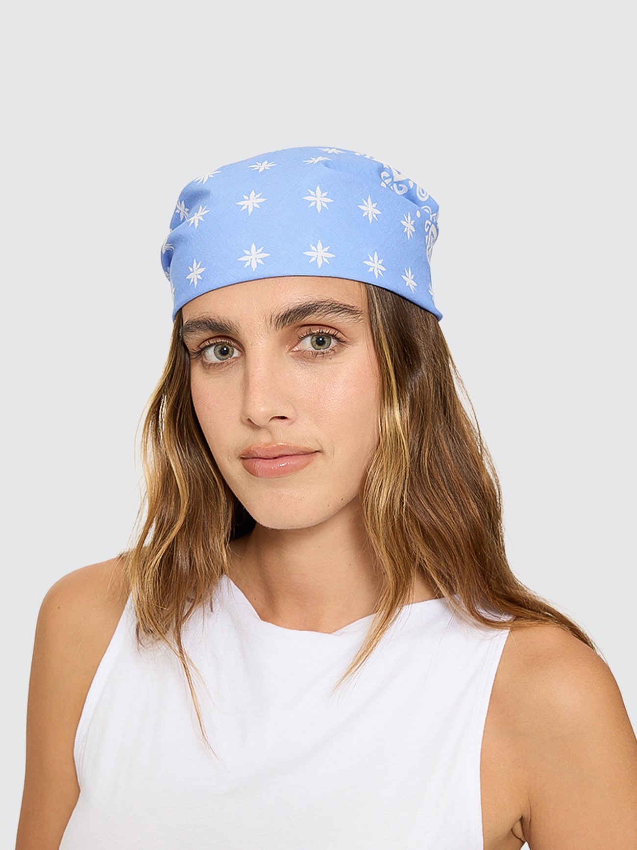 Fortunate One Bandana - Cornflower Blue