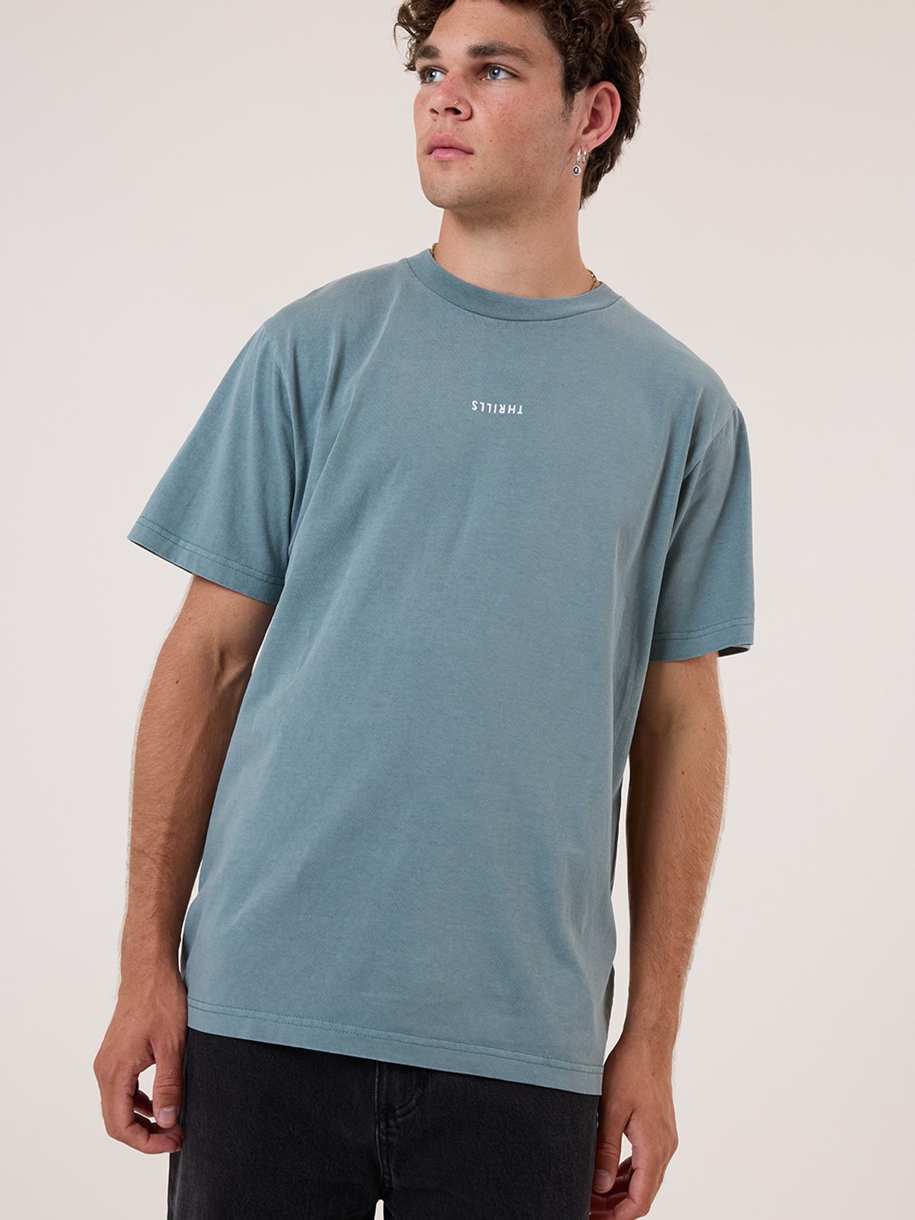 Minimal Thrills Heavy Weight Merch Fit Tee - Stormy Sea