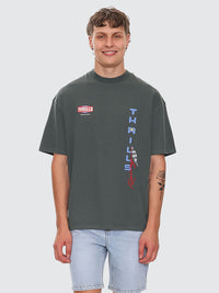 Full Fury Box Fit Oversize Tee - Dark Forest