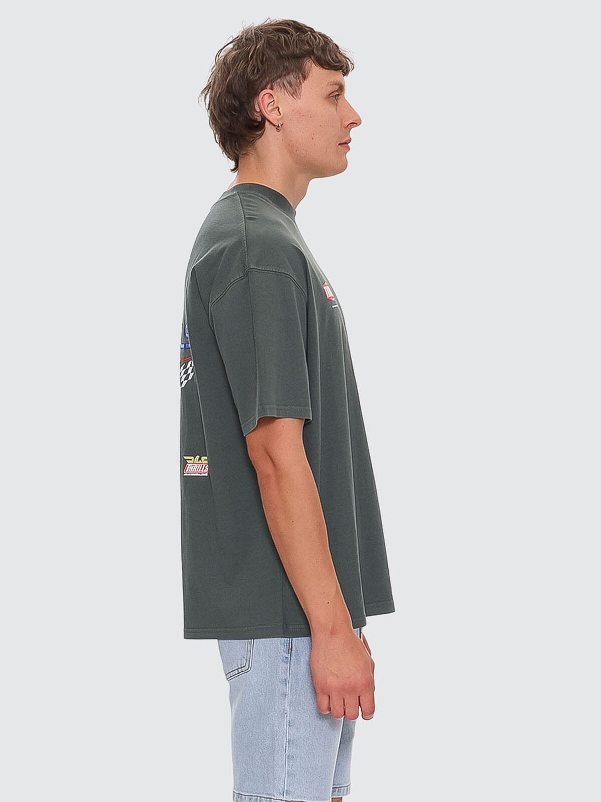Full Fury Box Fit Oversize Tee - Dark Forest XS
