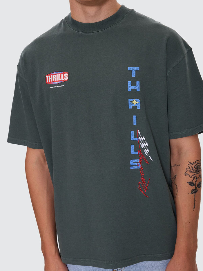 Full Fury Box Fit Oversize Tee - Dark Forest XS