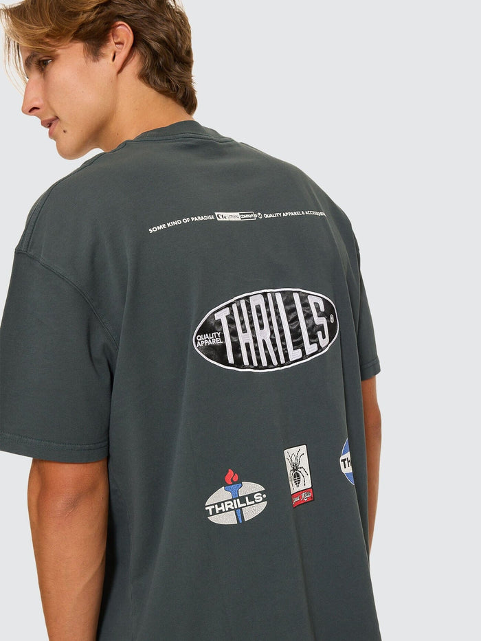 Rapid Response Box Fit Oversize Tee - Petrol XS