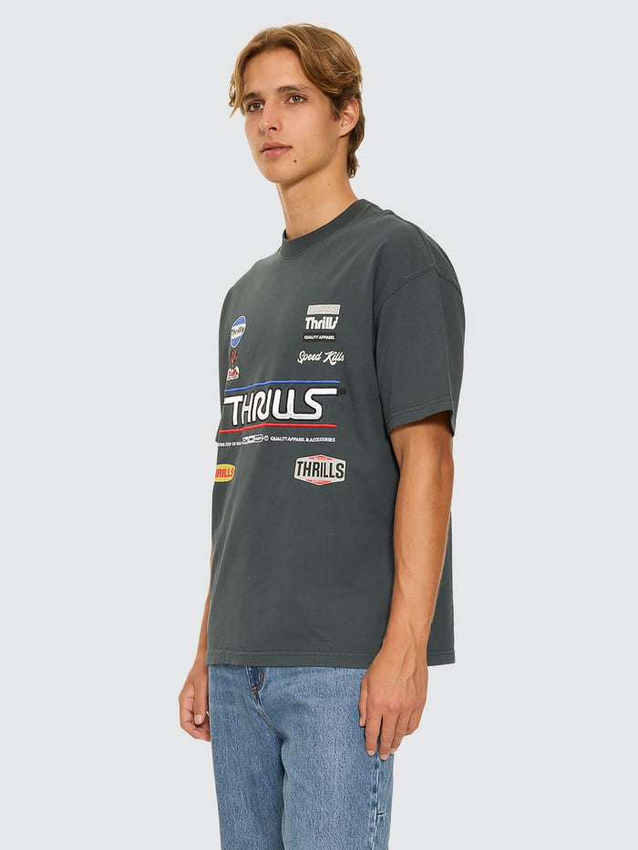 Rapid Response Box Fit Oversize Tee - Petrol XS