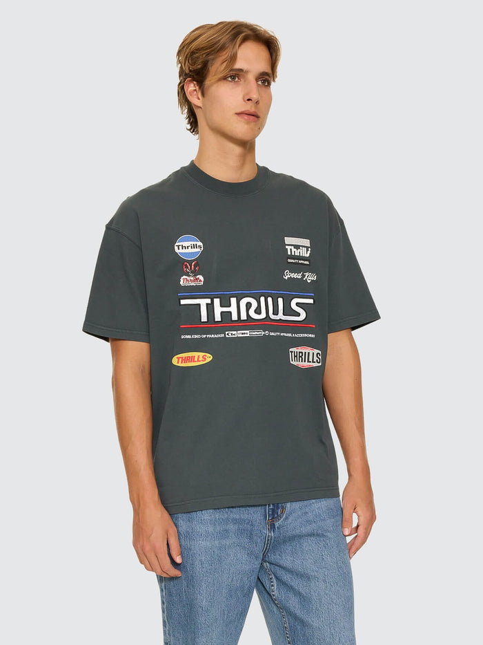 Rapid Response Box Fit Oversize Tee - Petrol XS