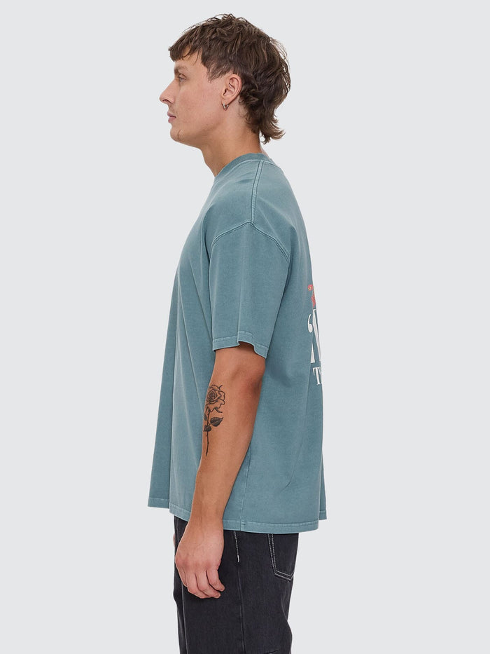 Adapt Box Fit Oversize Tee - Green Coast