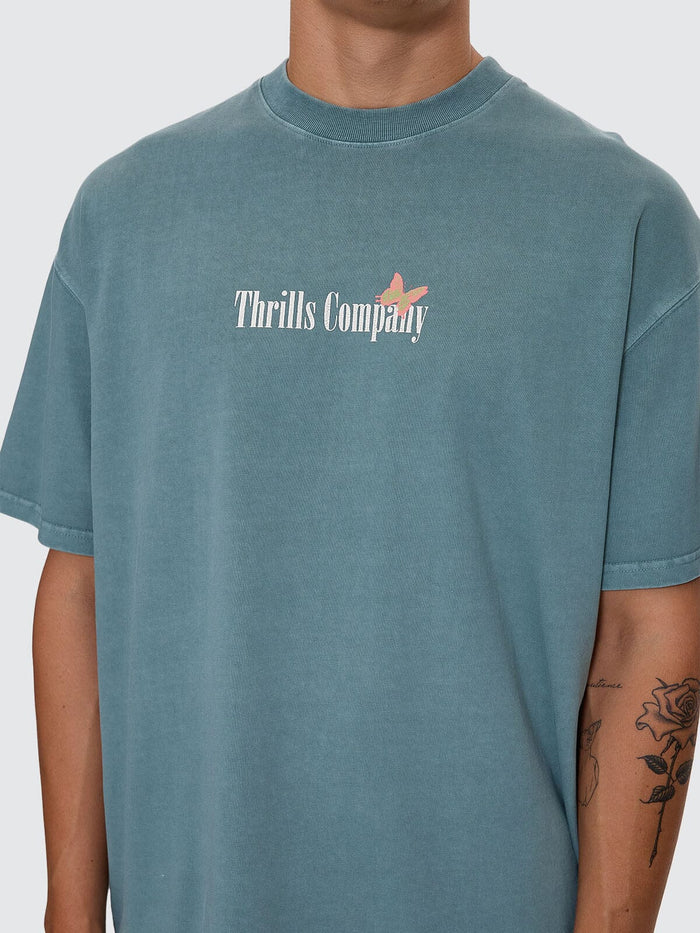 Adapt Box Fit Oversize Tee - Green Coast