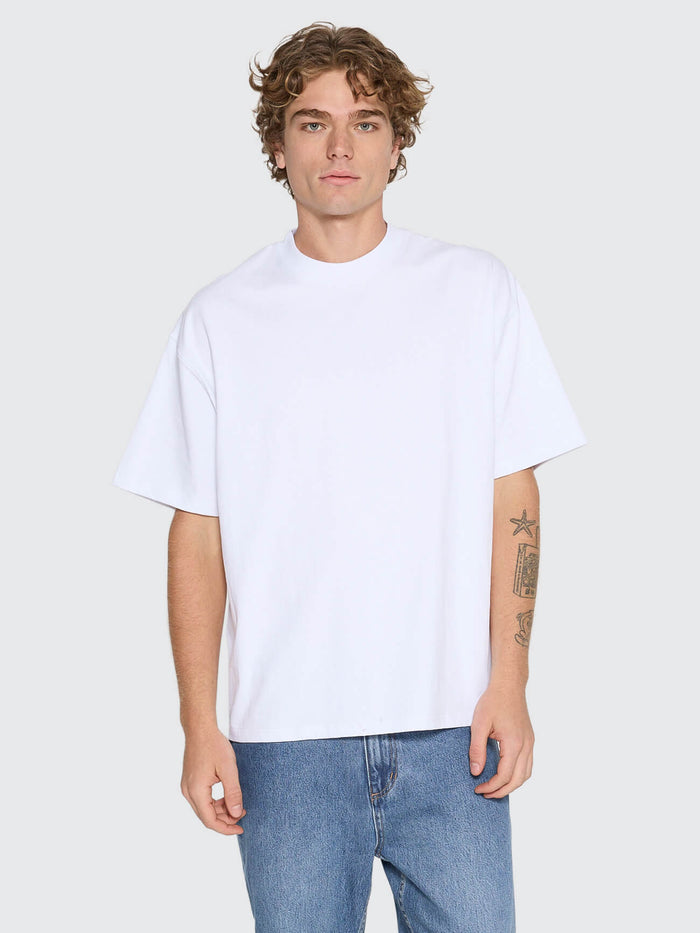 Thrills Service Box Fit Oversize Tee - White XS