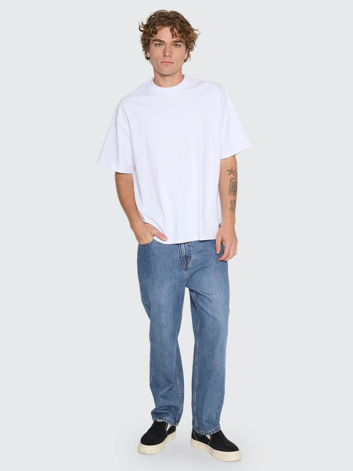 Thrills Service Box Fit Oversize Tee - White XS