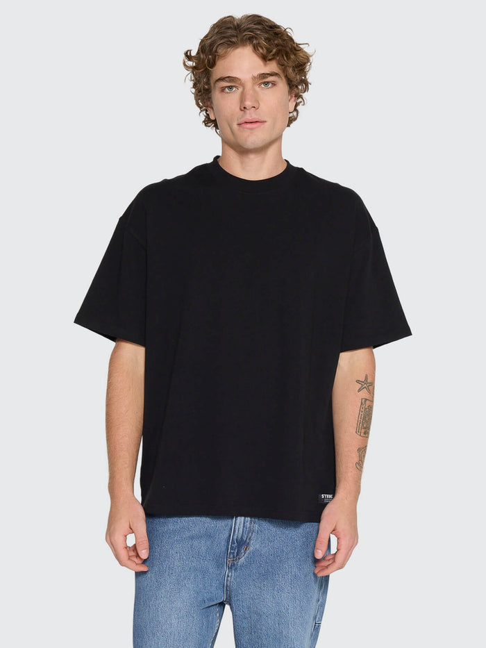 Thrills Service Box Fit Oversize Tee - Black XS