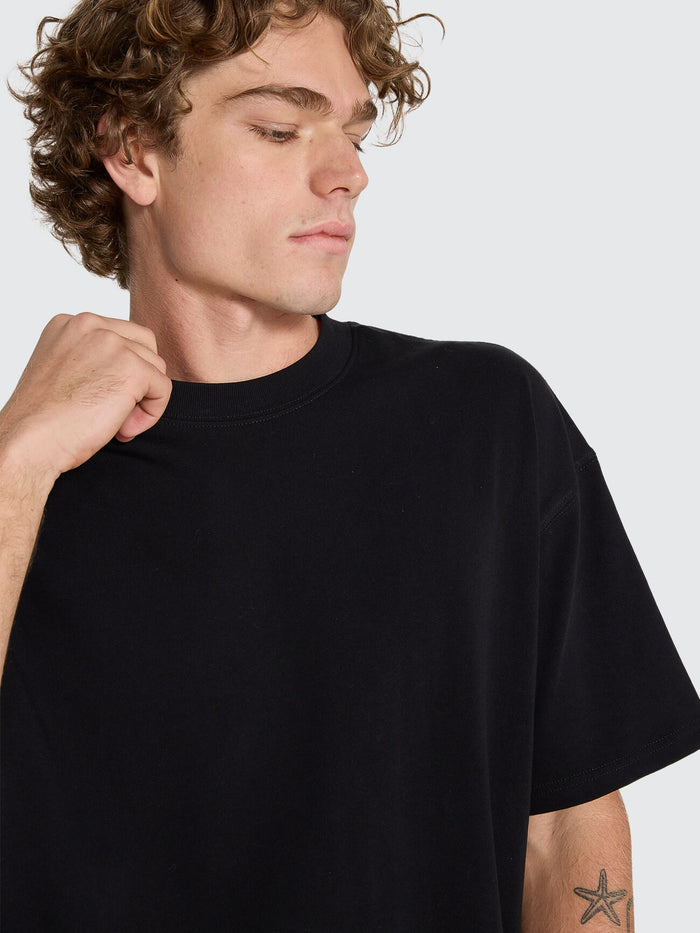 Thrills Service Box Fit Oversize Tee - Black XS