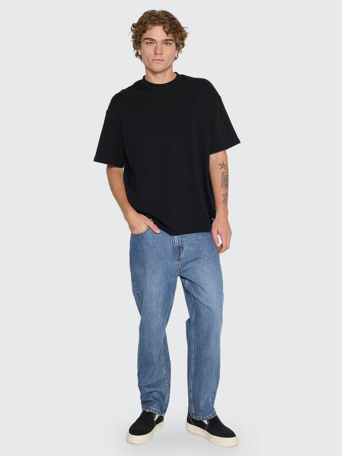 Thrills Service Box Fit Oversize Tee - Black XS