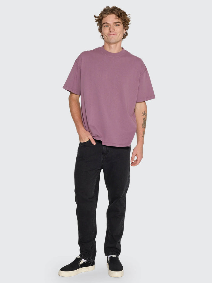 Thrills Service Box Fit Oversize Tee - Vintage Mauve XS